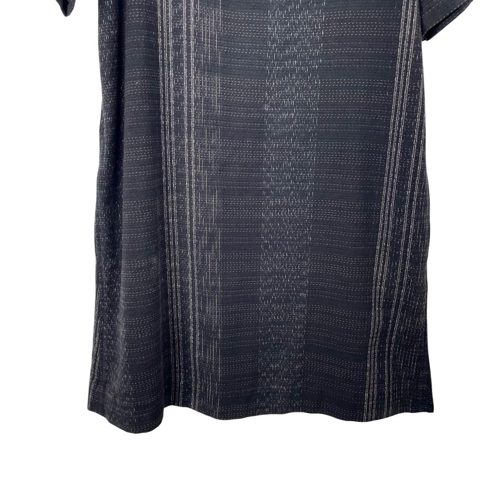 Fisher Project Koshi Crossing Shift Dress Size M Black organic cotton - Picture 6 of 10